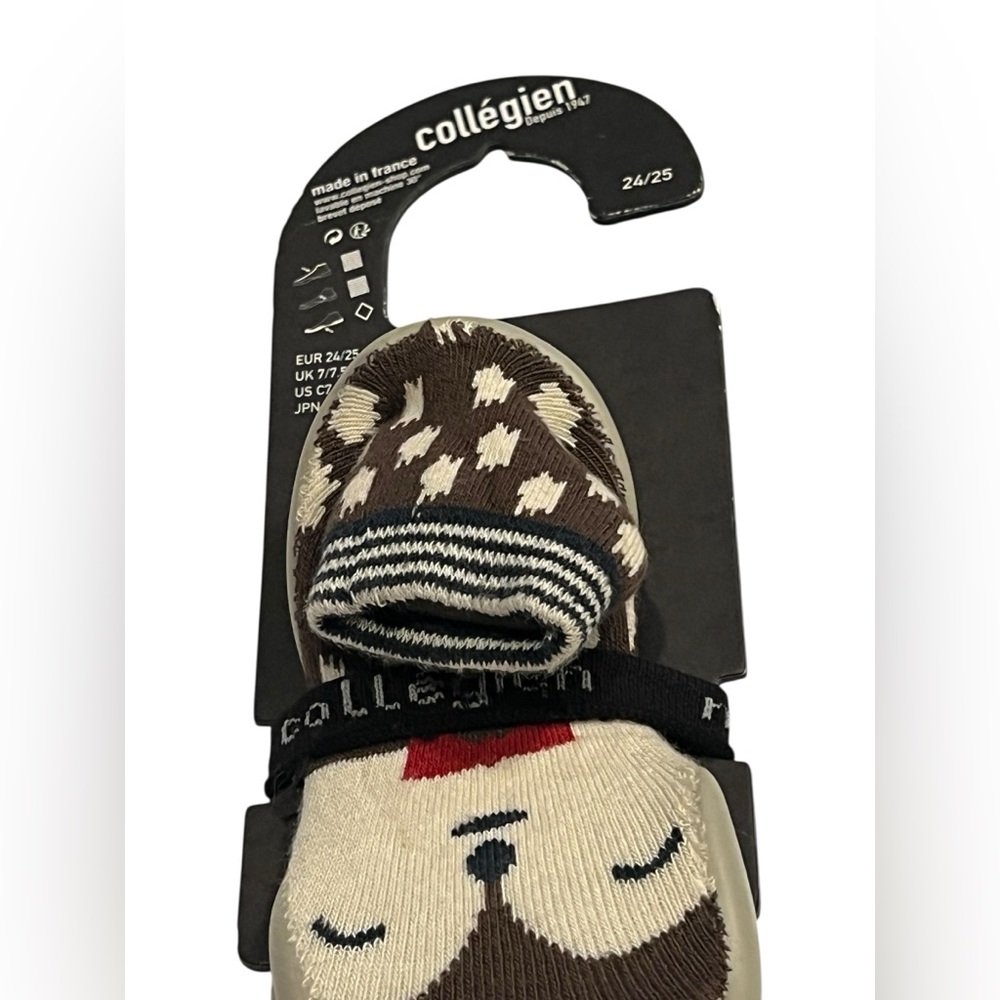 Brown and Cream Boys Deer Booties Slippers